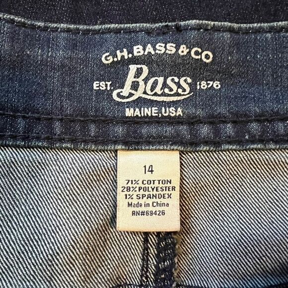 G.H. Bass &‎ co denim skirt. Size 14 - Picture 3 of 7